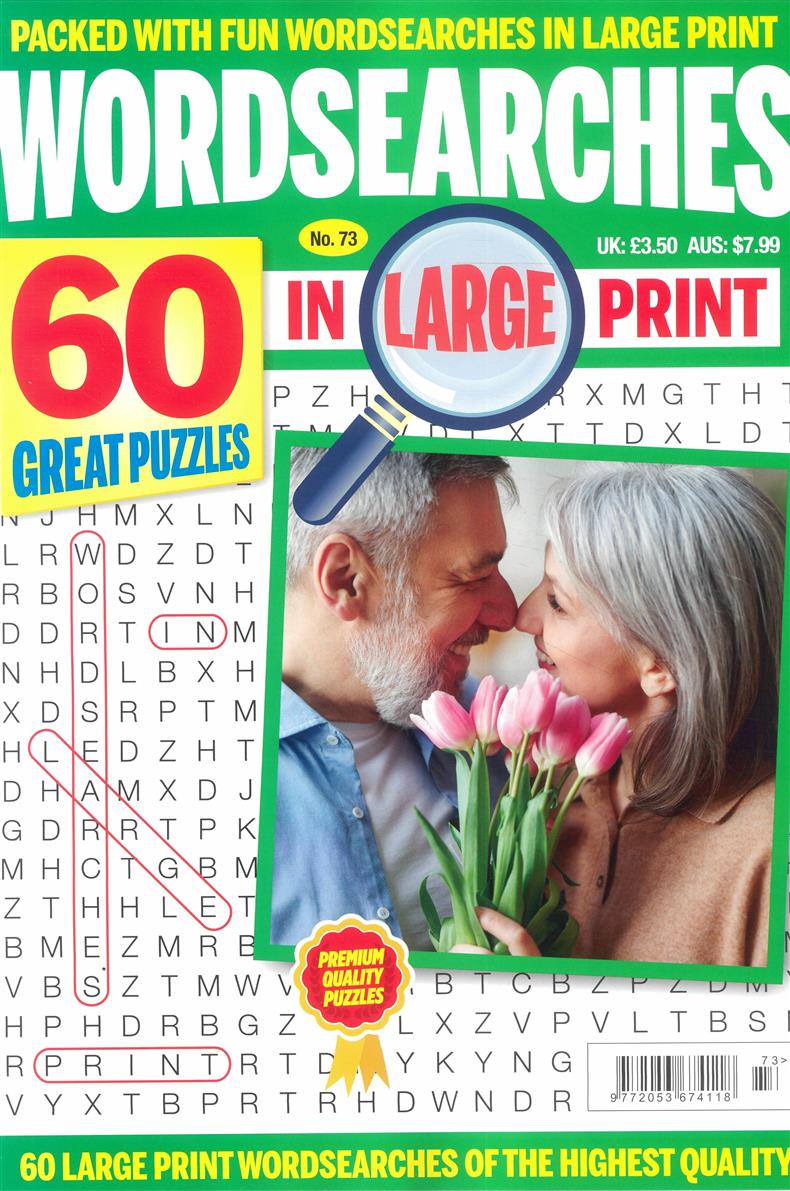 Wordsearches in Large Print - NO 73