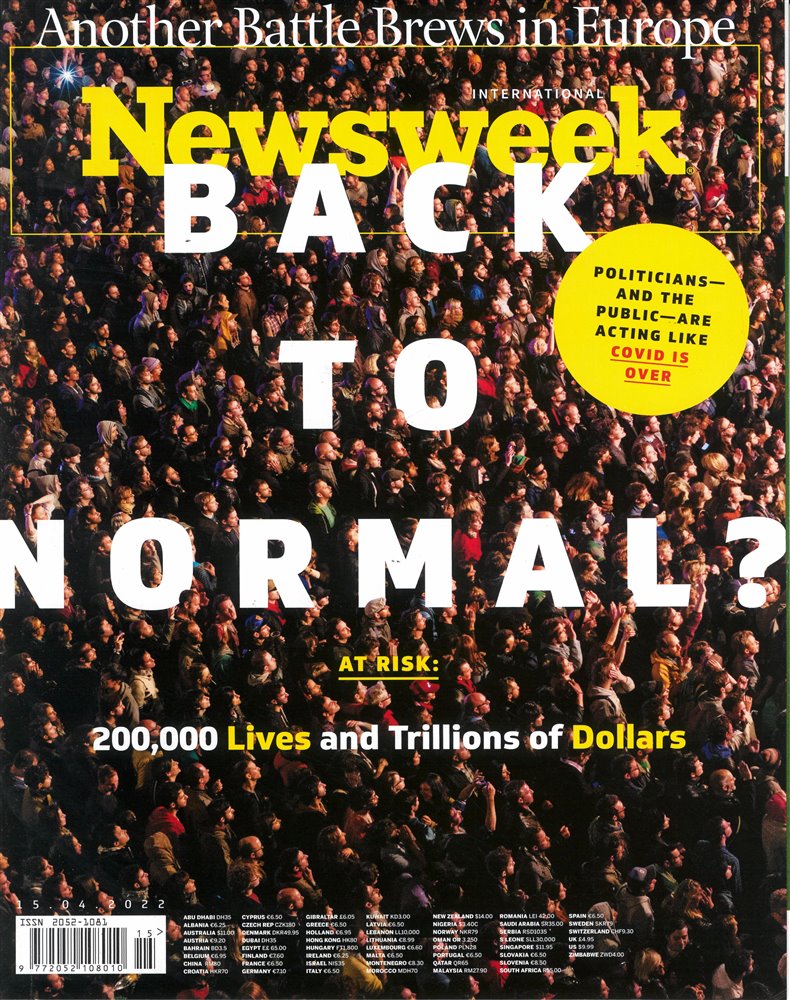 Newsweek Magazine Issue 15/04/2022