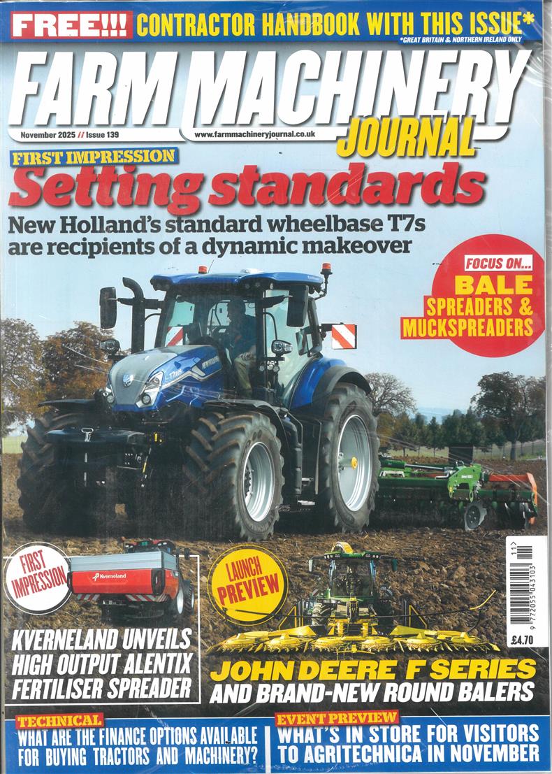 Farm Machinery Journal - NOV 25