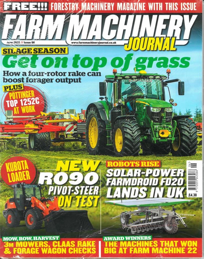 Farm Machinery Journal Magazine Issue JUN 22