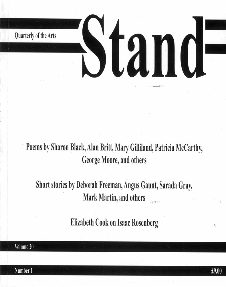 Stand Magazine Issue VOL 20 NO 1