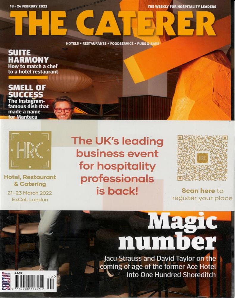 The Caterer Magazine Issue 18/02/2022