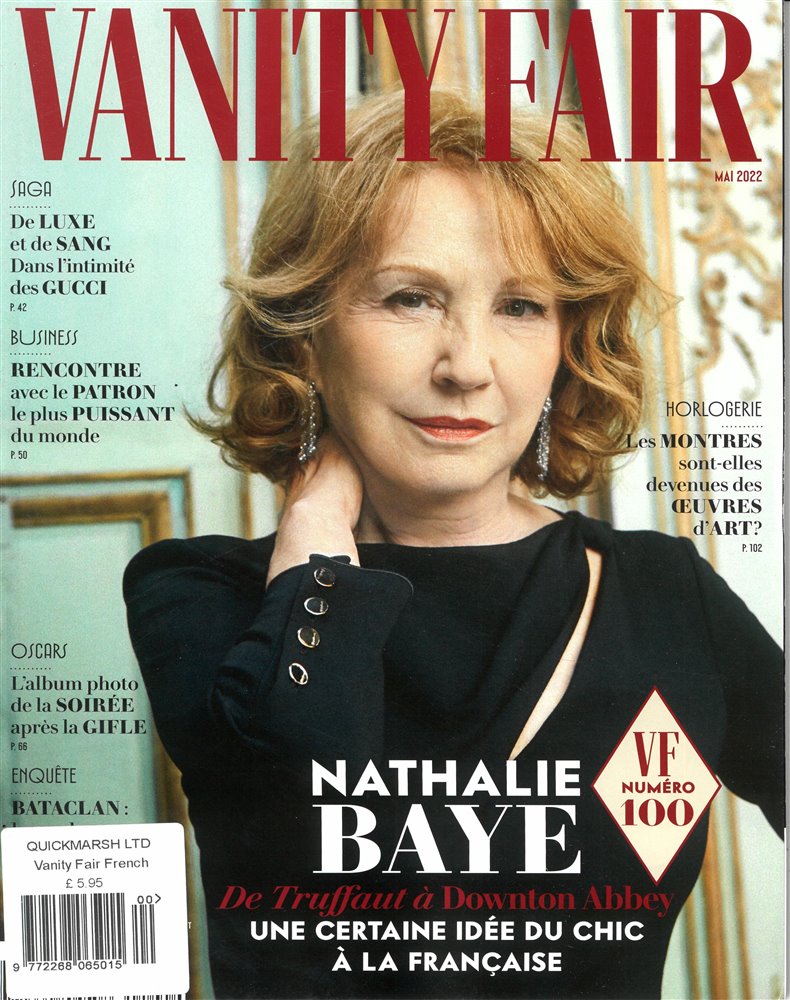 Vanity Fair French Magazine Issue NO 100