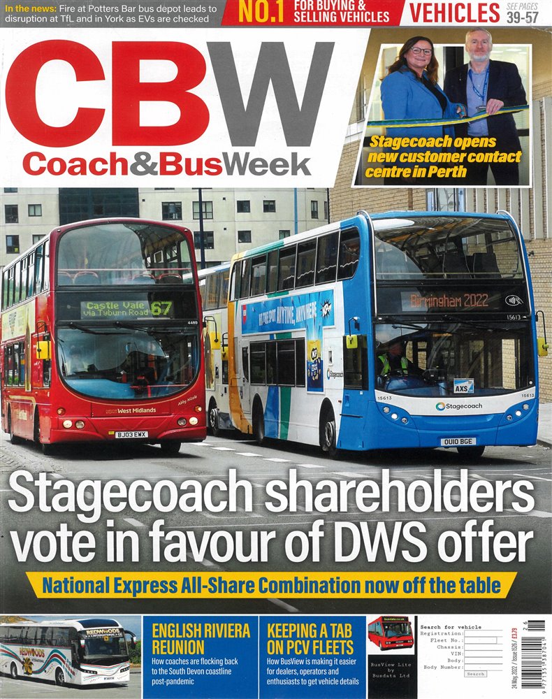 Coach and Bus Week Magazine Issue NO 1526