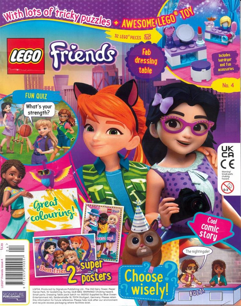 Lego Friends Magazine Issue NO 4