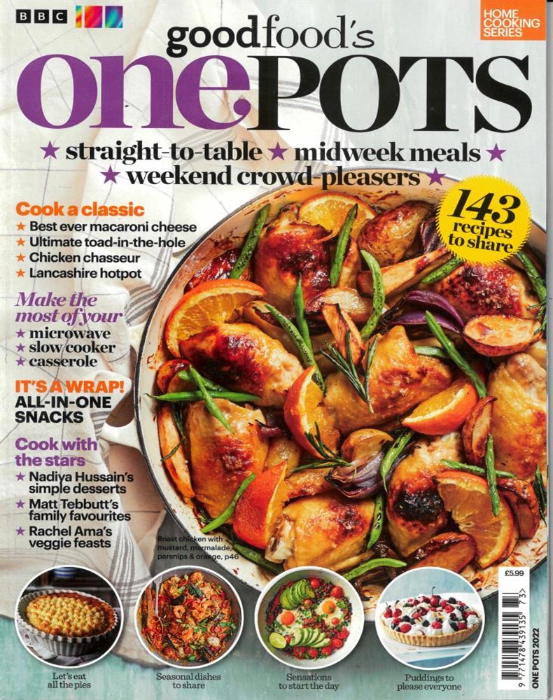 BBC Home Cooking Series Magazine Issue ONEPOTS 22