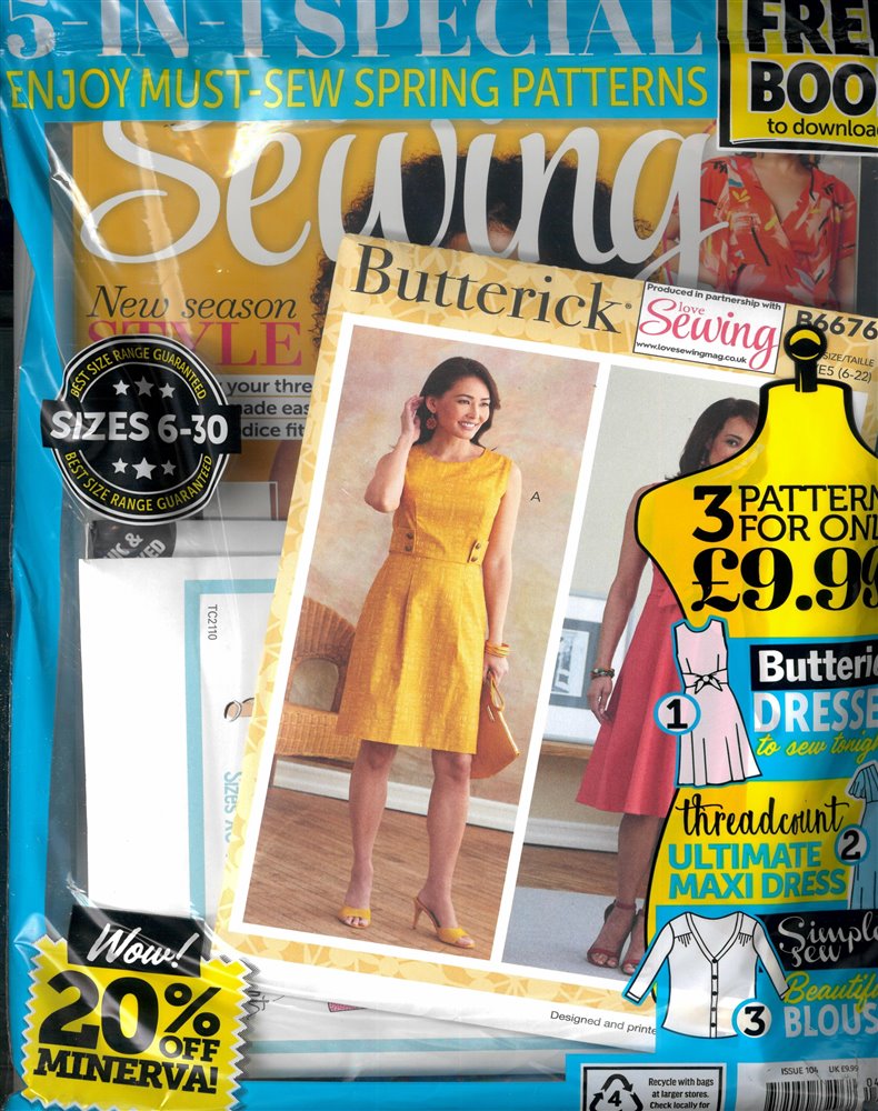 Love Sewing Magazine Issue NO 104