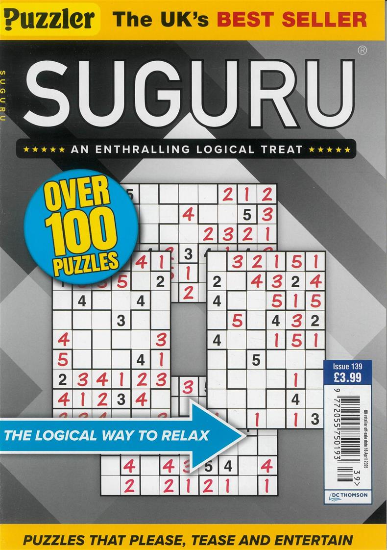Puzzler Suguru - NO 139