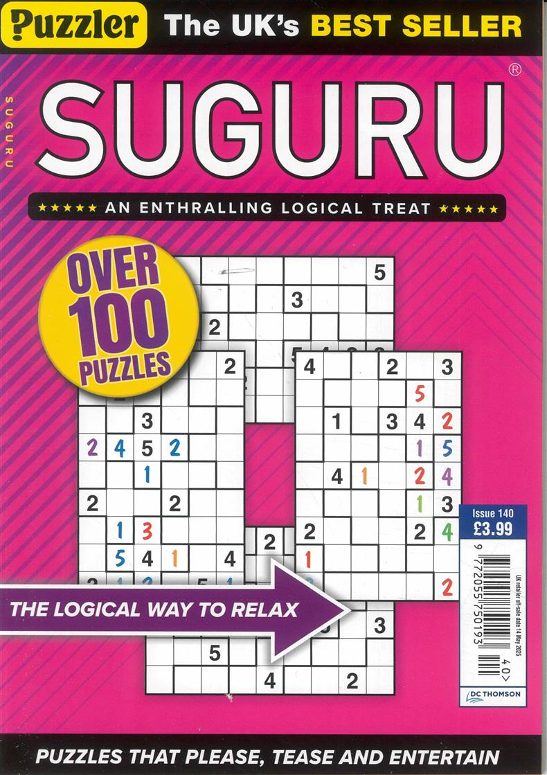Puzzler Suguru - NO 140