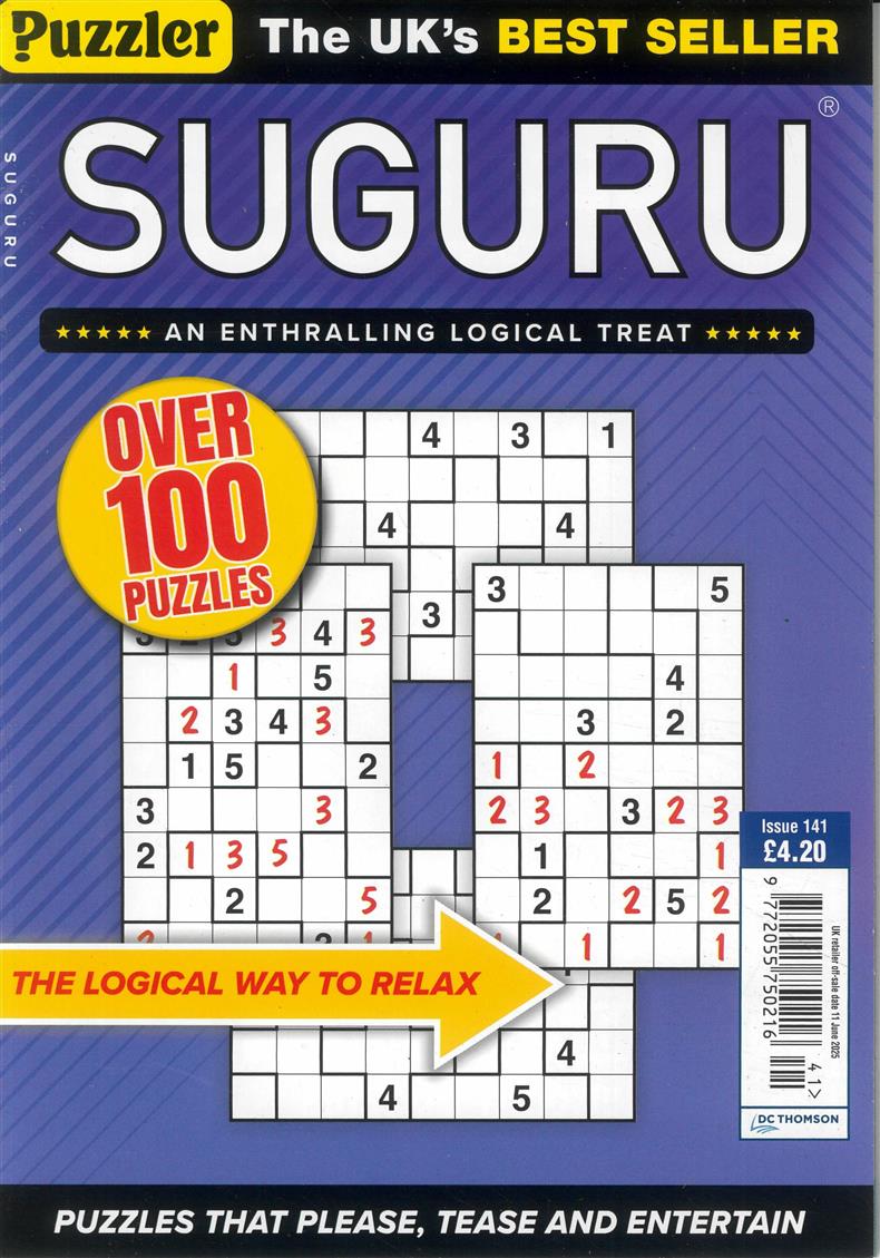 Puzzler Suguru - NO 141