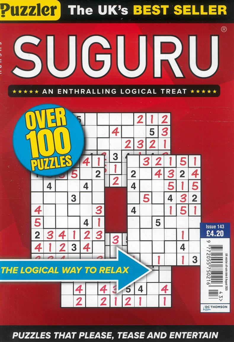 Puzzler Suguru - NO 143