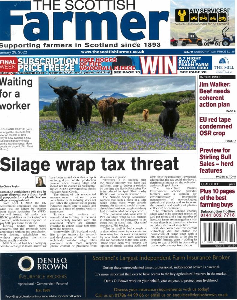 The Scottish Farmer Magazine Issue 29/01/2022