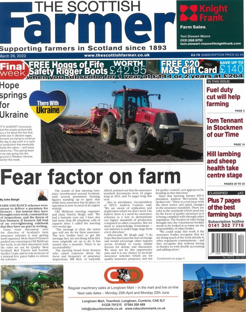 The Scottish Farmer Magazine Issue 26/03/2022