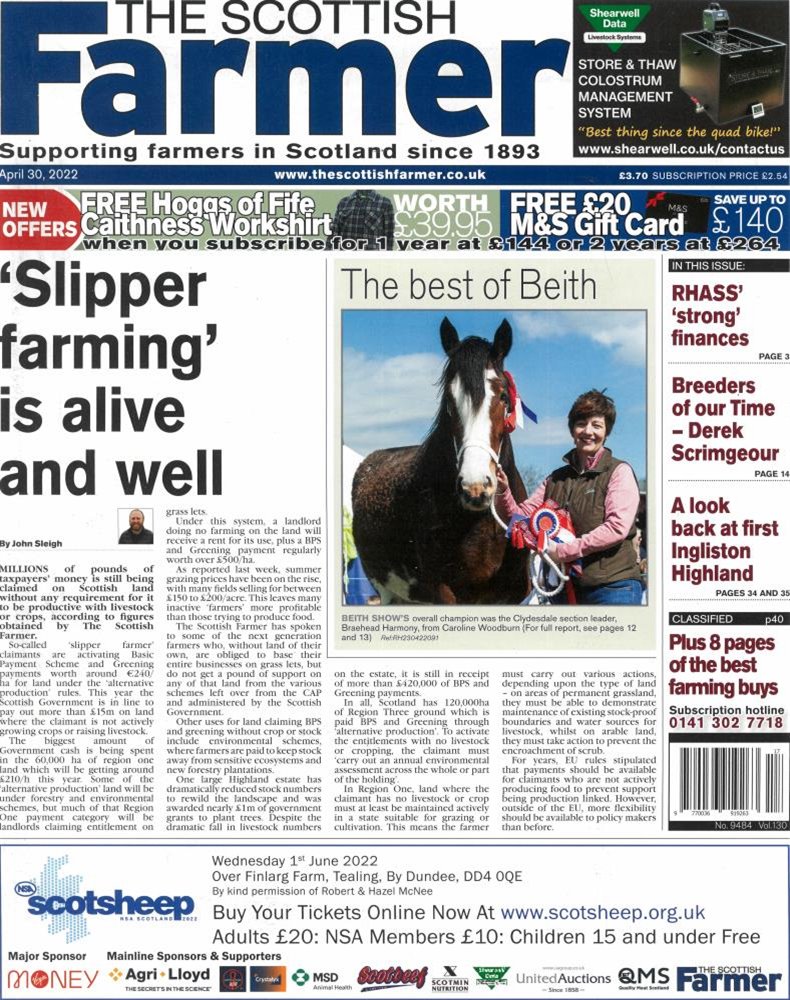 The Scottish Farmer Magazine Issue 30/04/2022