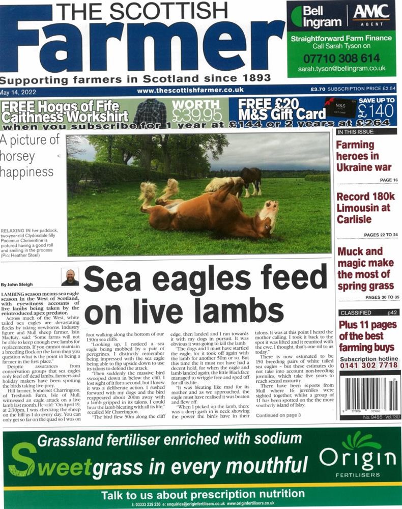 The Scottish Farmer Magazine Issue 14/05/2022