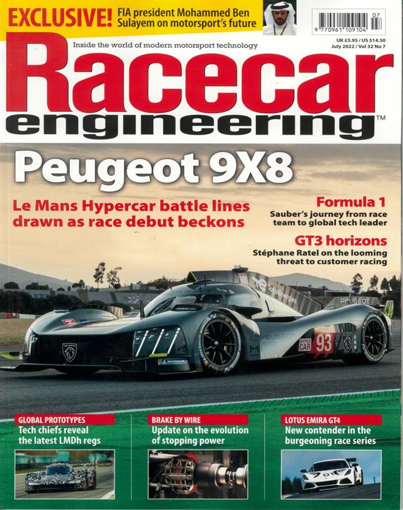 Racecar Engineering Magazine Issue JUL 22