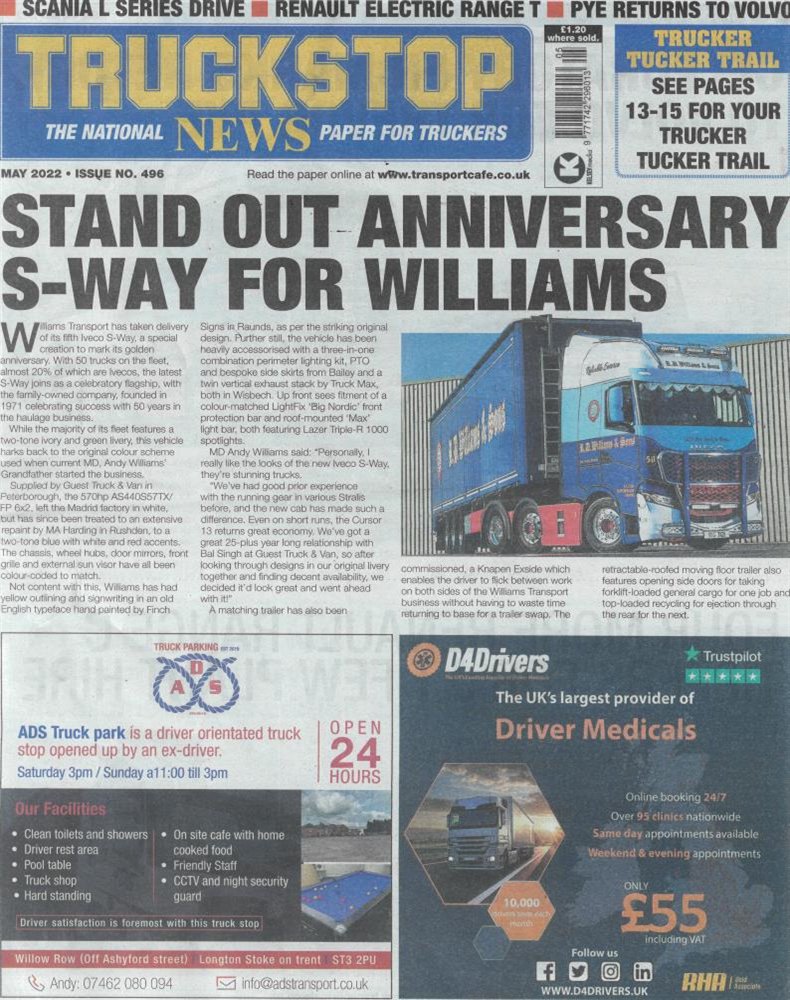 Truckstop News Magazine Issue NO 496
