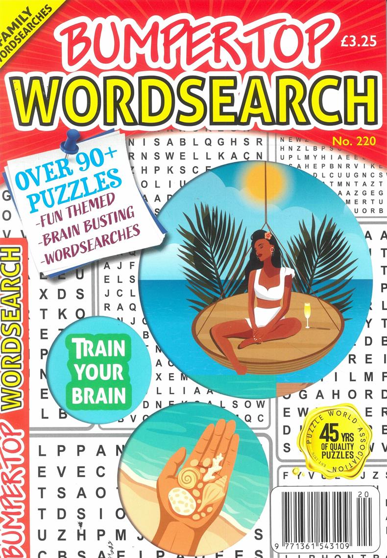 Bumper Top Wordsearch - NO 220