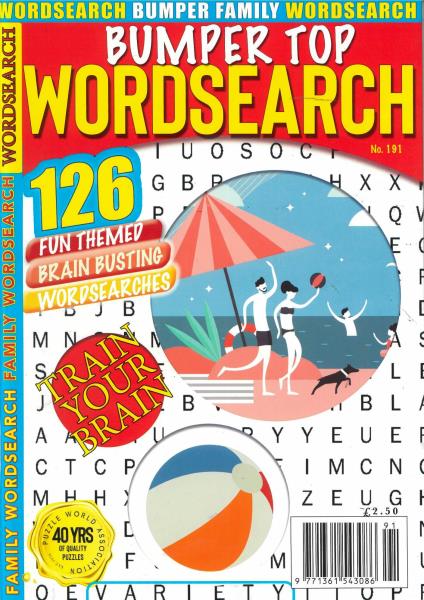 Bumper Top Wordsearch Magazine