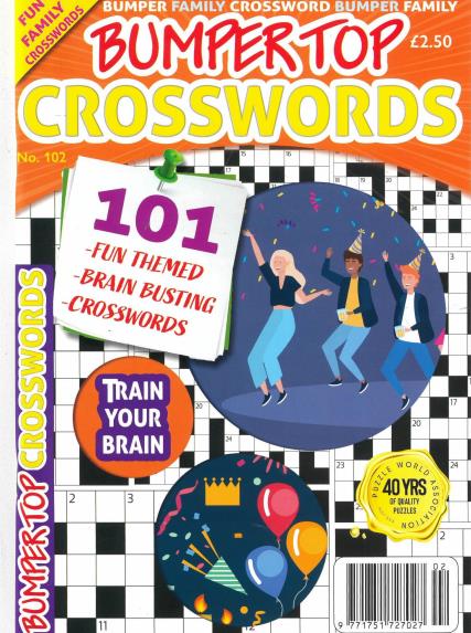 Bumper Top Crosswords Magazine