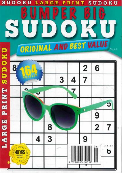 Bumper Big Sudoku Magazine