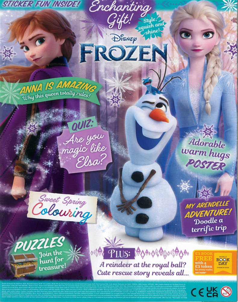 Frozen Magazine Subscription - Unique Magazines