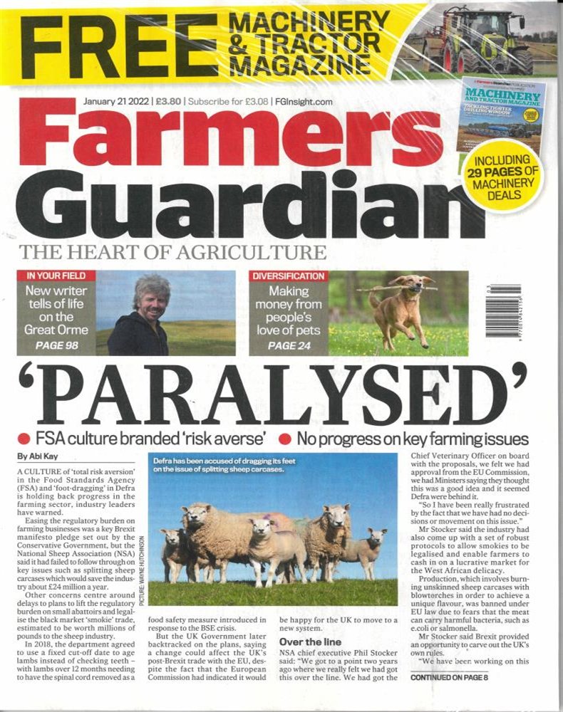 Farmers Guardian Magazine Issue 21/01/2022