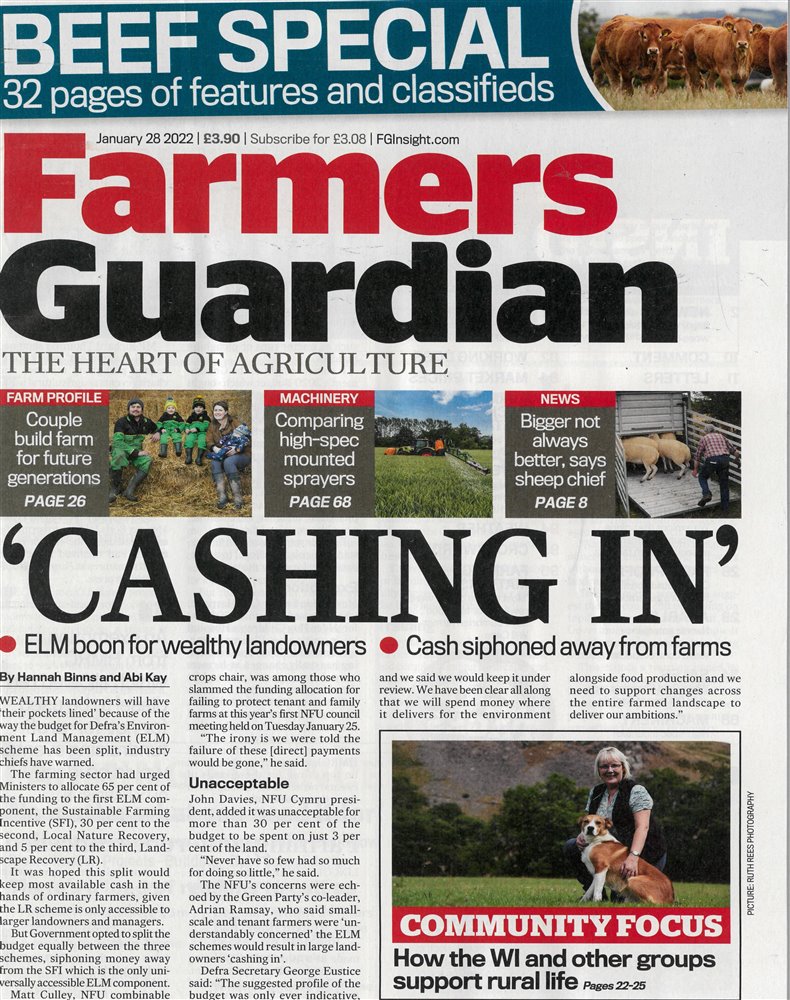 Farmers Guardian Magazine Issue 28/01/2022