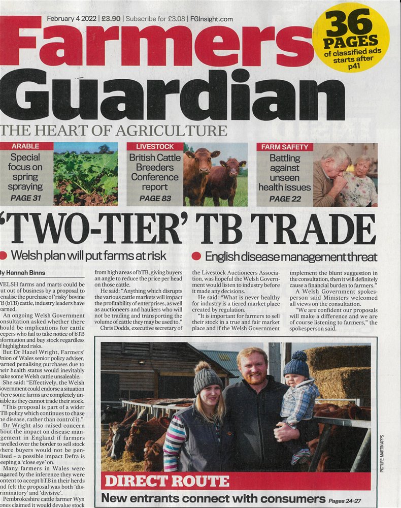 Farmers Guardian Magazine Issue 04/02/2022