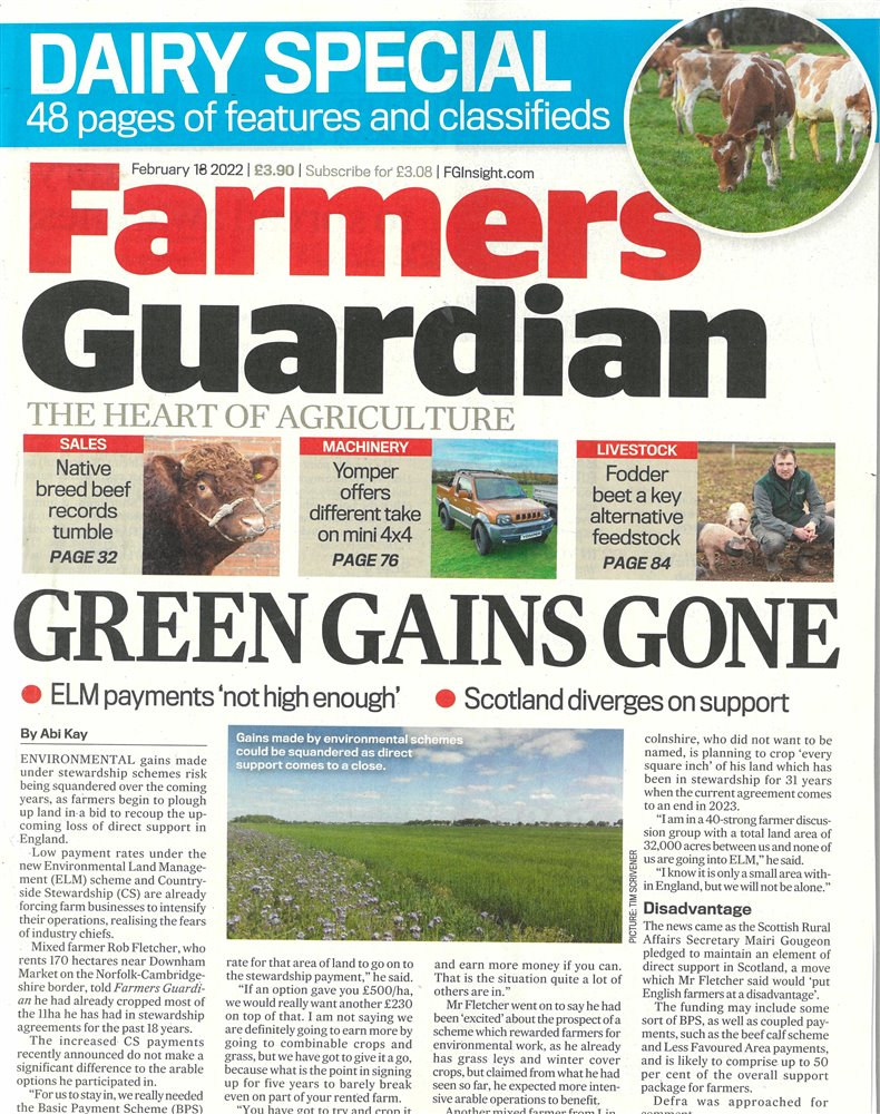 Farmers Guardian Magazine Issue 18/02/2022
