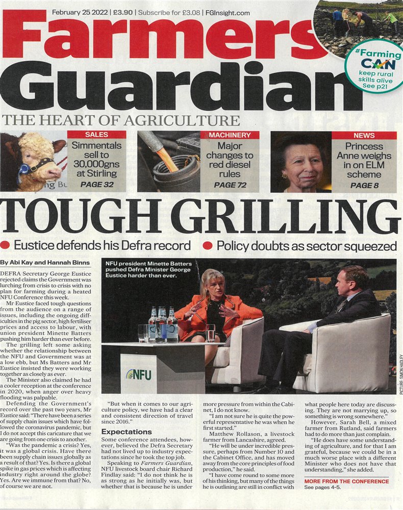 Farmers Guardian Magazine Issue 25/02/2022