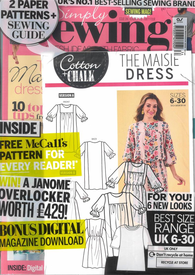 Simply Sewing - NO 134