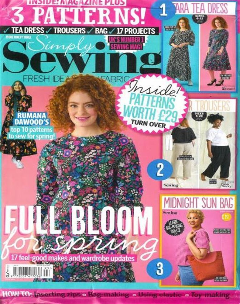 Simply Sewing Magazine Issue NO 93