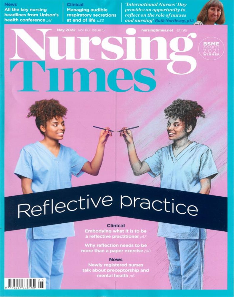 Nursing Times Magazine Issue MAY 22