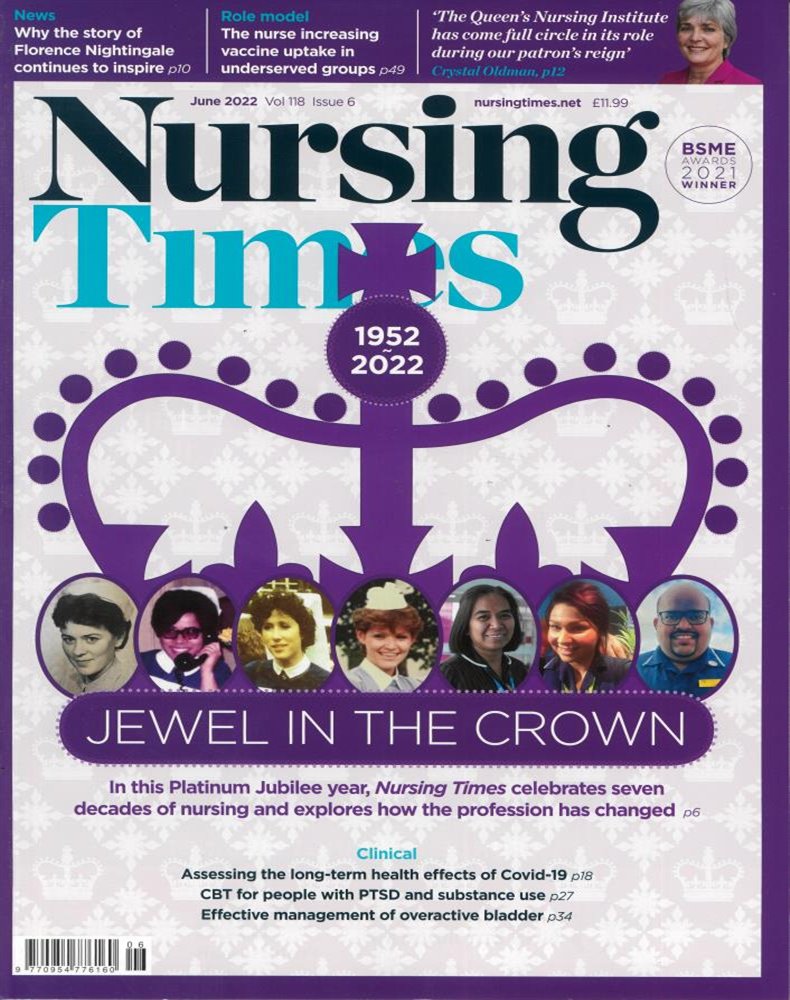 Nursing Times Magazine Issue JUN 22