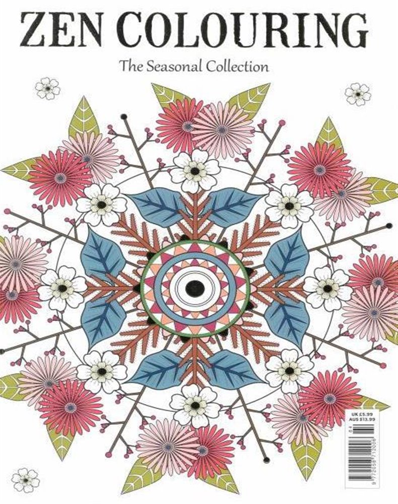 Zen Colouring Advanced Art Therapy Magazine Subscription