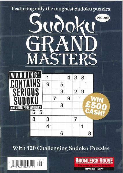 Sudoku Grand Masters Magazine