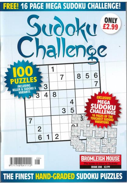 Sudoku Challenge magazine