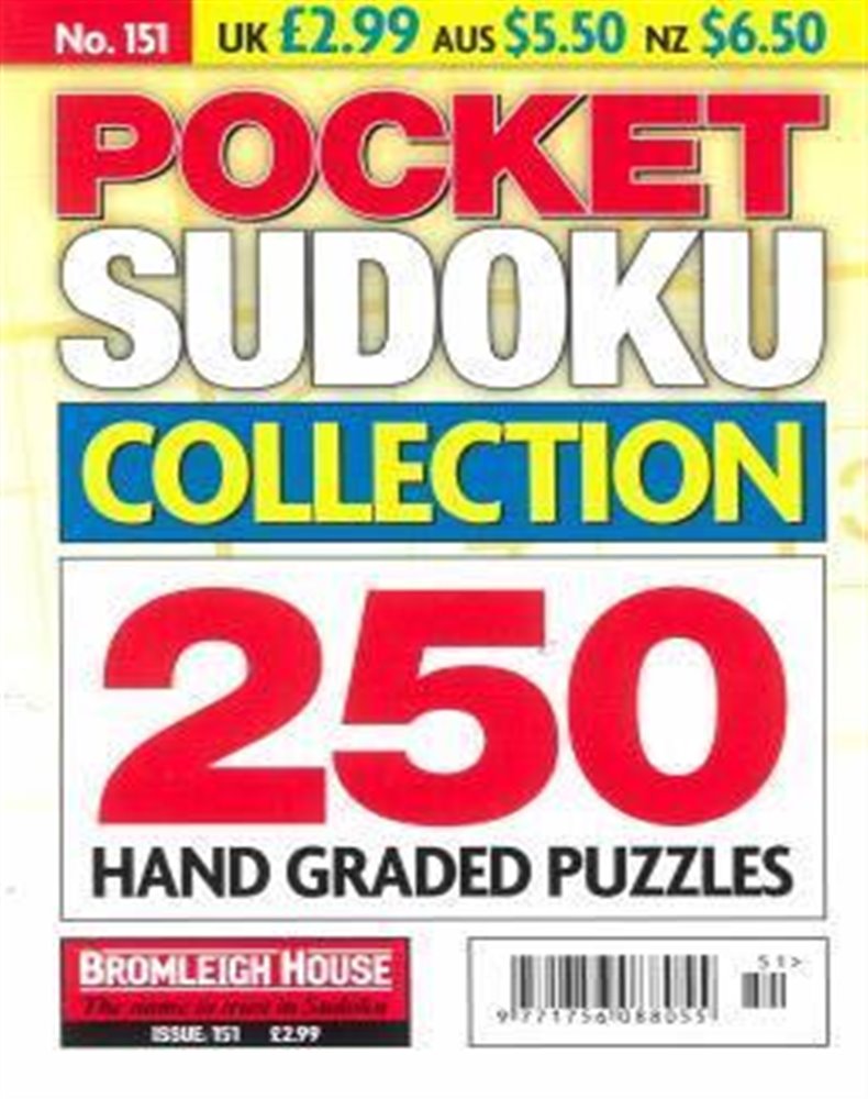 Pocket Sudoku Collection Magazine Issue NO 151