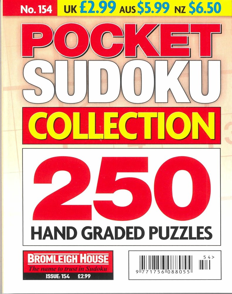 Pocket Sudoku Collection Magazine
