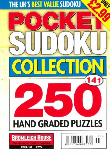 Pocket Sudoku Collection magazine