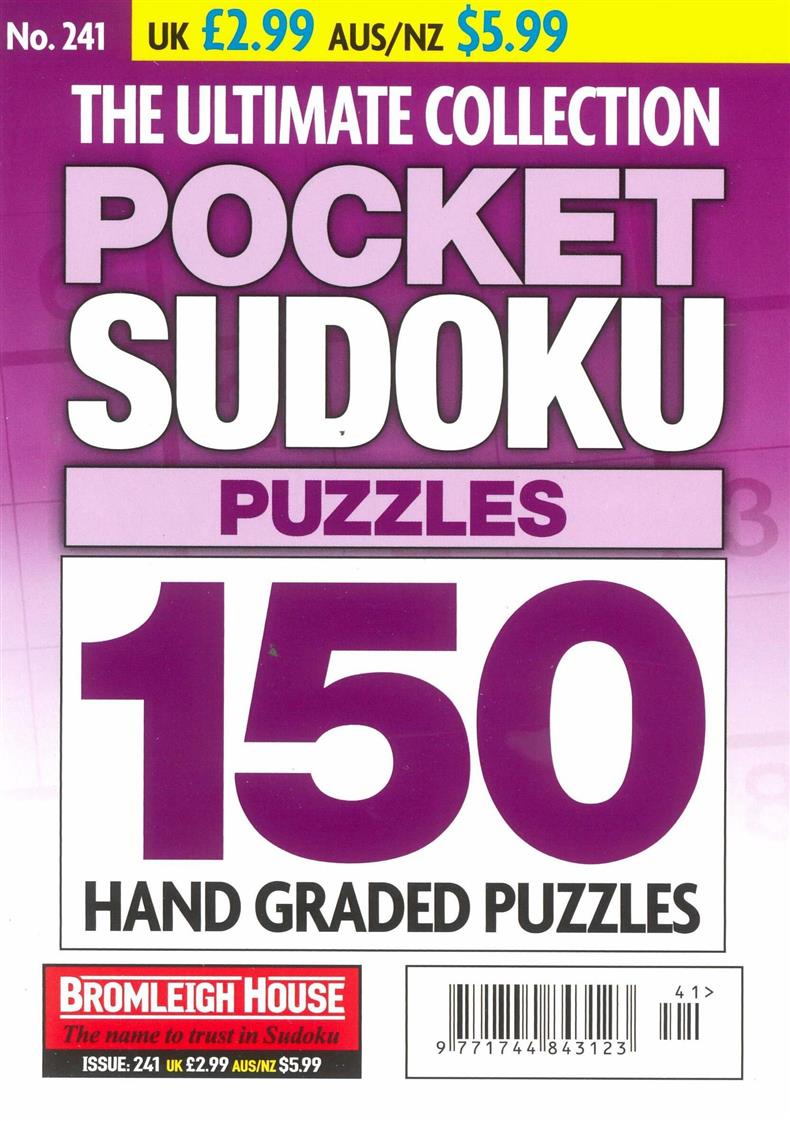 The Ultimate Collection Pocket Sudoku Puzzles - NO 241