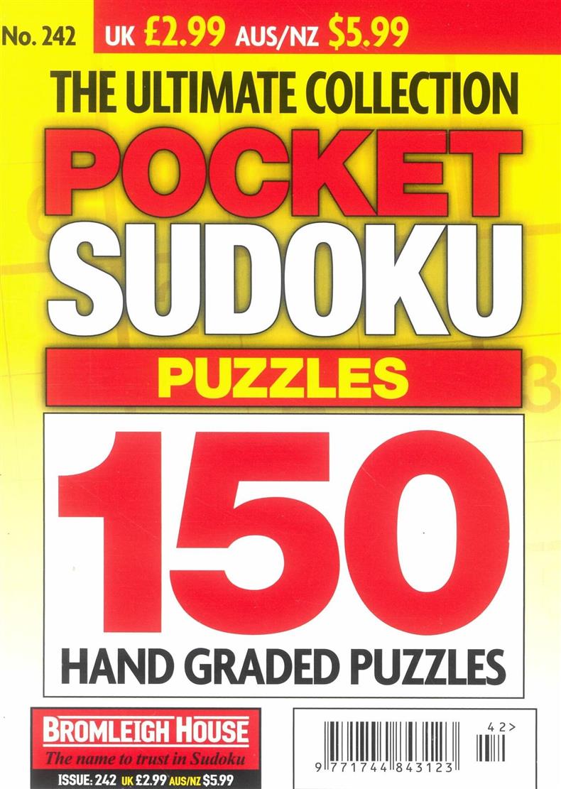 The Ultimate Collection Pocket Sudoku Puzzles - NO 242