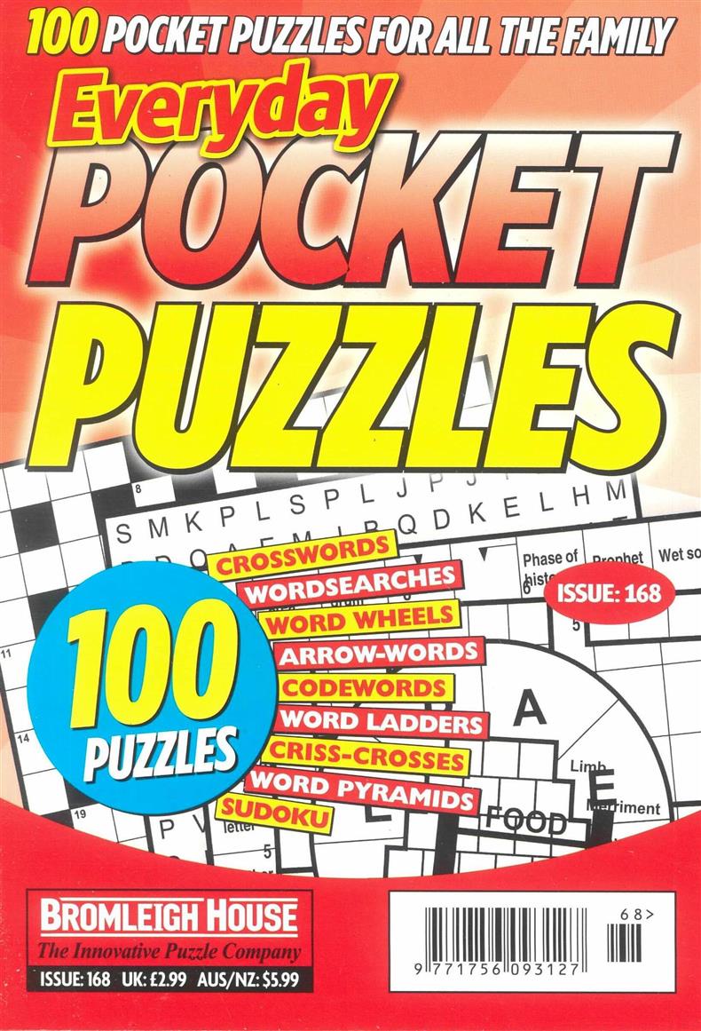 Everyday Pocket Puzzles - NO 168