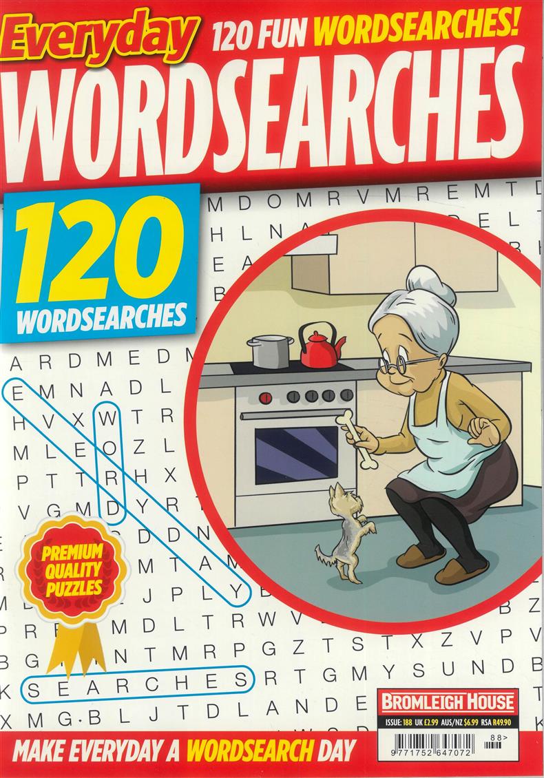 Everyday Wordsearches - NO 188