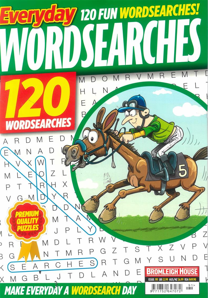 Everyday Wordsearches - NO 191
