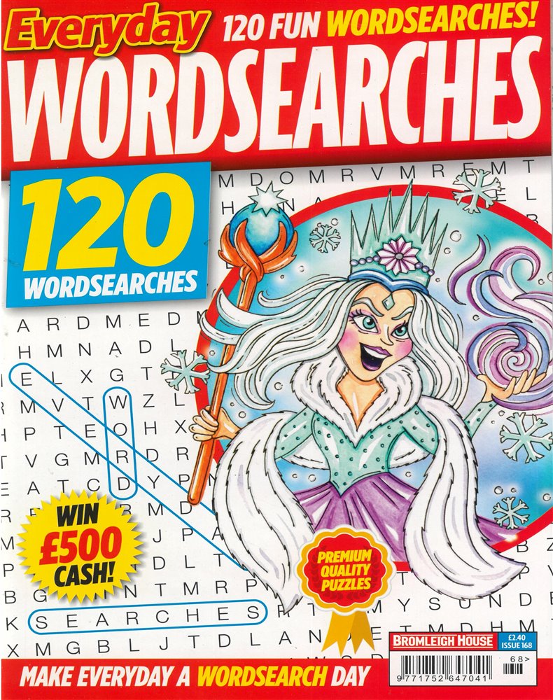 Everyday Wordsearches Issue NO 168