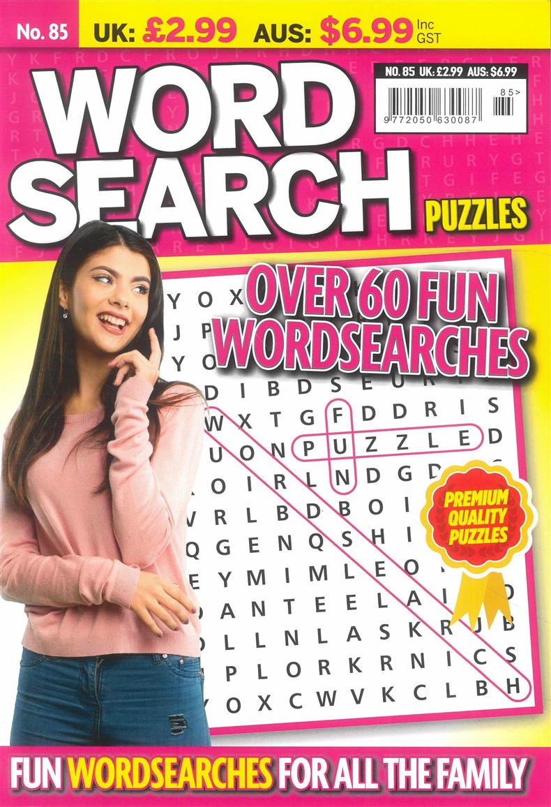 Wordsearch Puzzles - NO 85