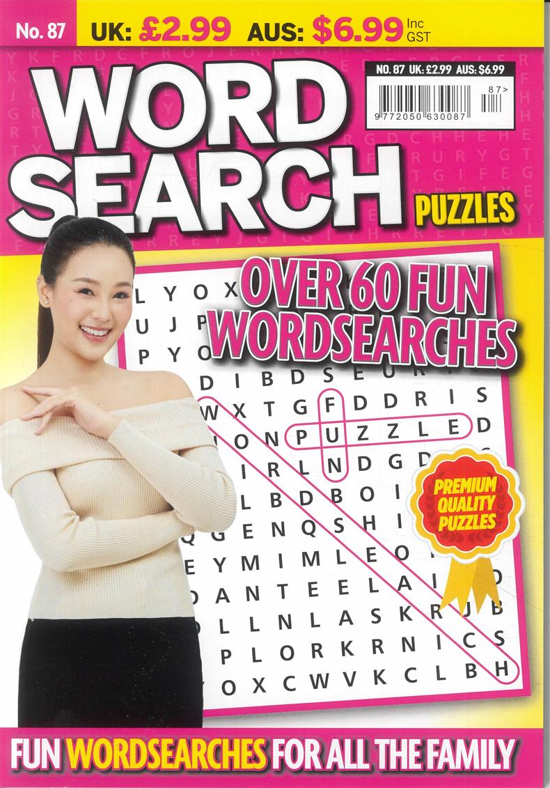 Wordsearch Puzzles - NO 87