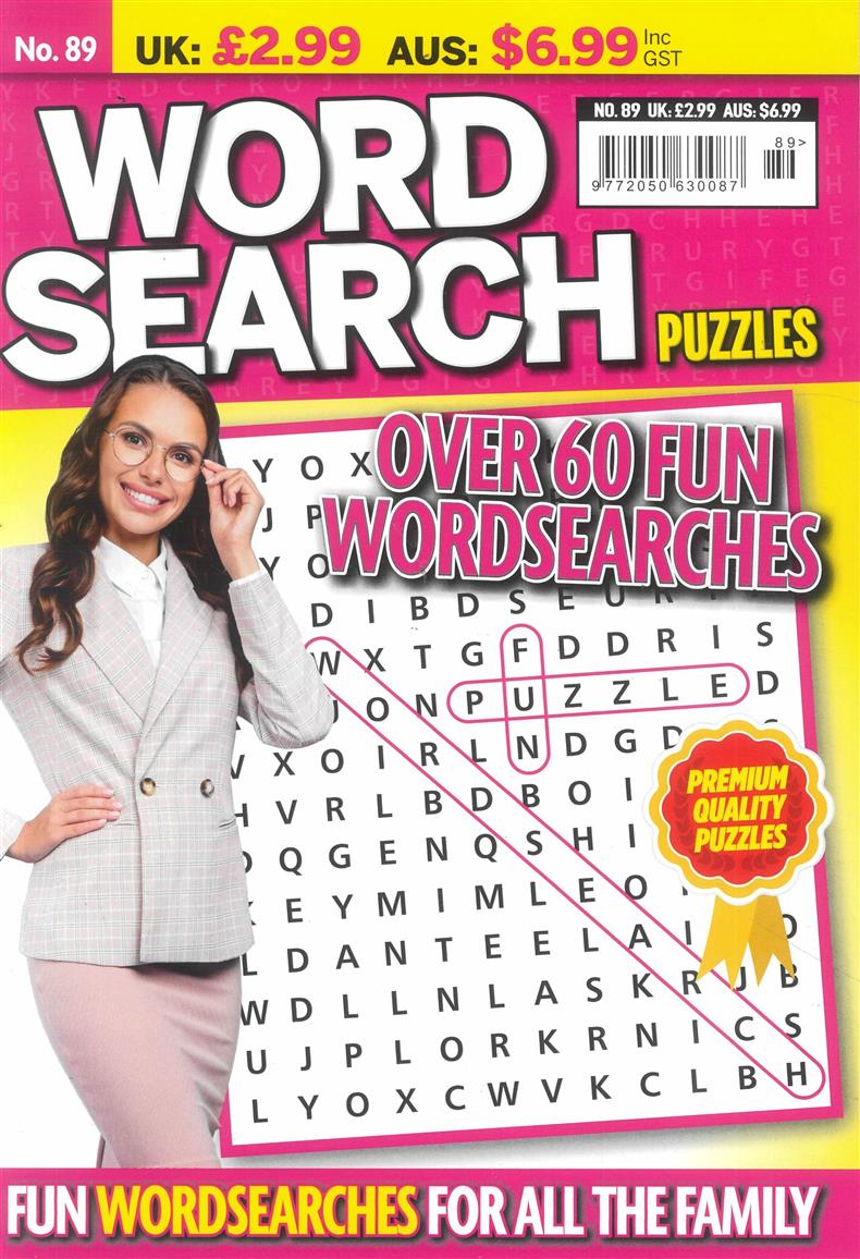 Wordsearch Puzzles - NO 89